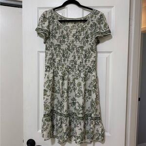 NWT Max Studio Green Floral Dress Size Large